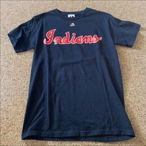 Cleveland Indians majestic bob feller jersey shirt